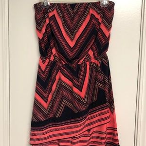 Express Multi Colored Mini Dress